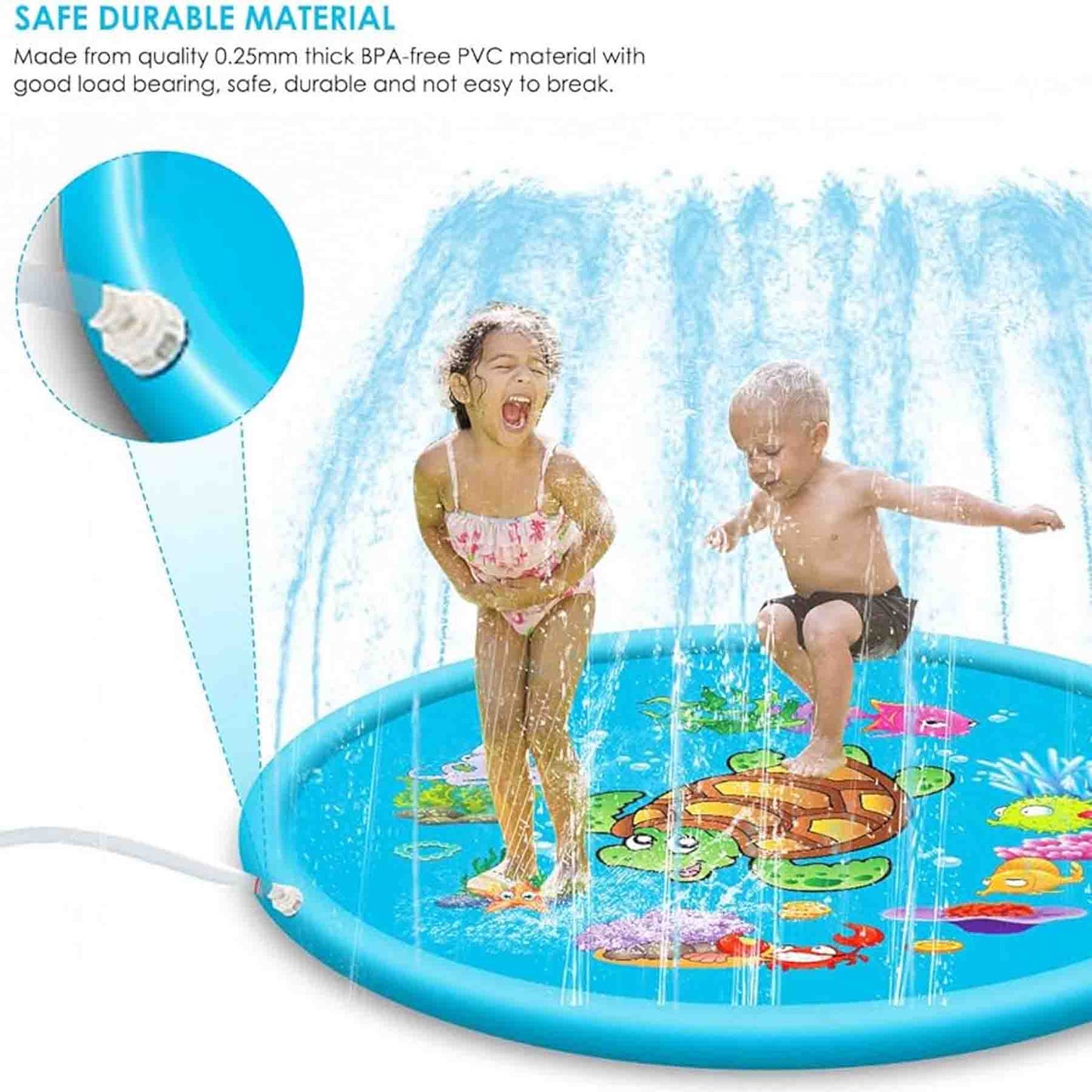 Alfombra De Agua Niños Juegos 100 cm