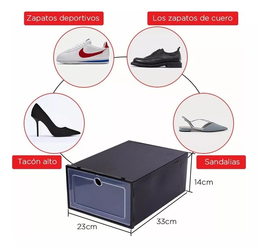 Cajas organizadoras de zapatos T